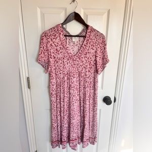 Flowy, floral dress